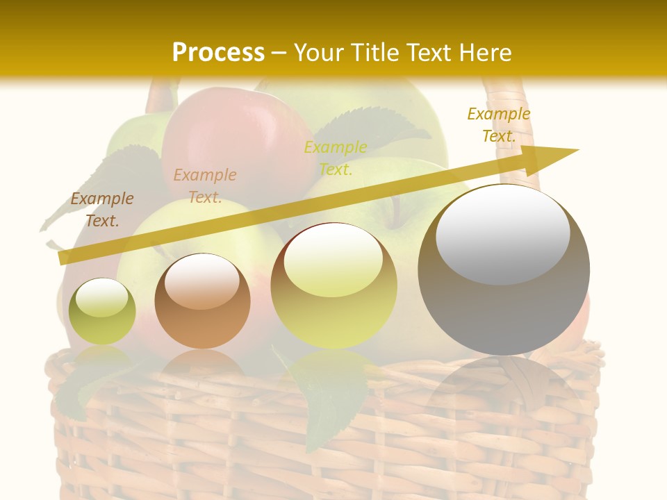 Fresh Basket Circle PowerPoint Template
