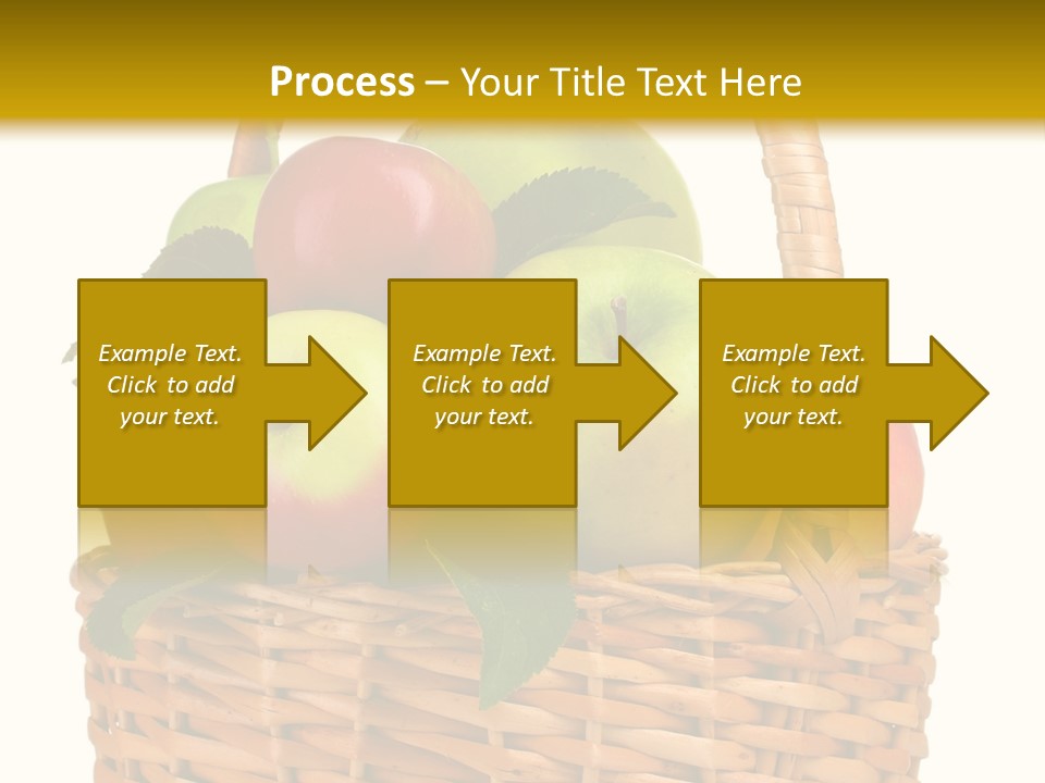 Fresh Basket Circle PowerPoint Template
