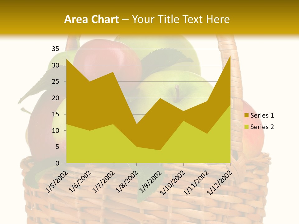 Fresh Basket Circle PowerPoint Template
