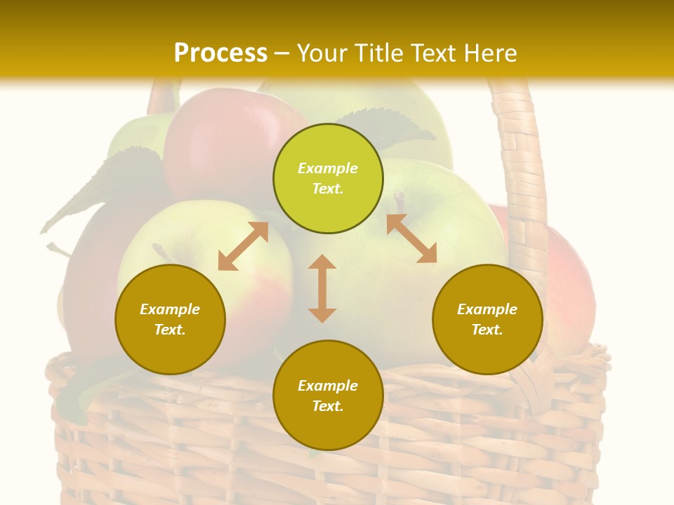Fresh Basket Circle PowerPoint Template