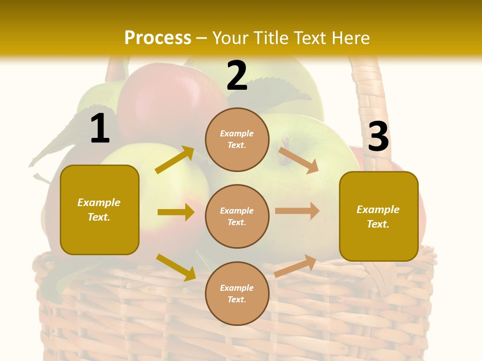 Fresh Basket Circle PowerPoint Template