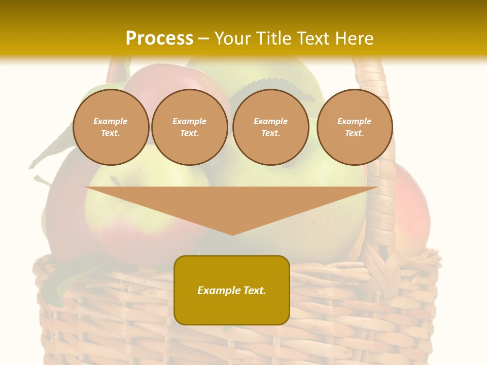 Fresh Basket Circle PowerPoint Template