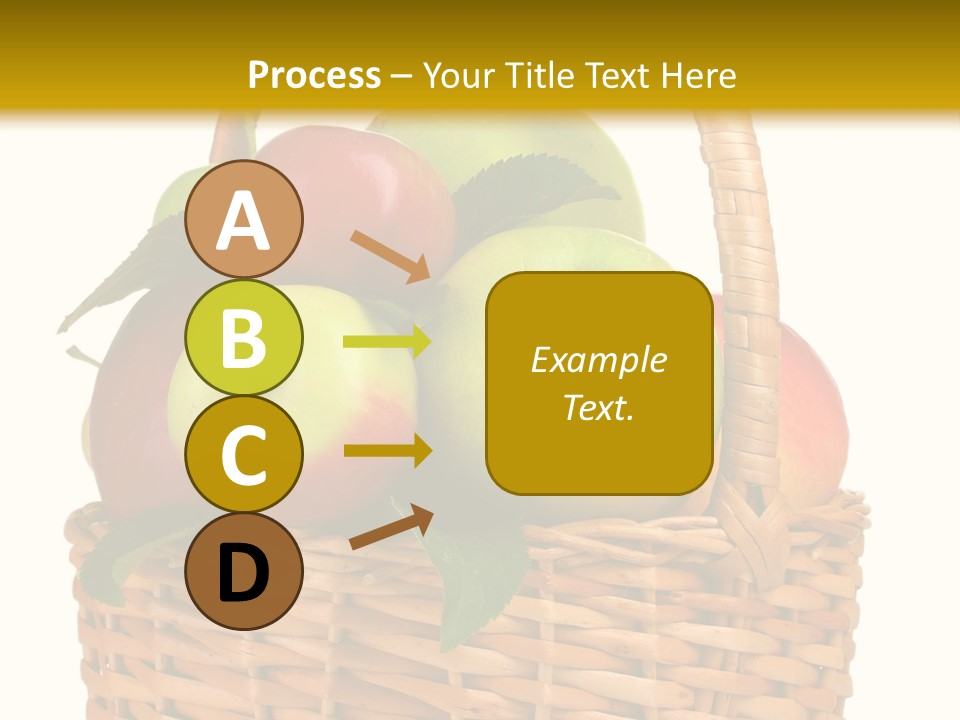 Fresh Basket Circle PowerPoint Template