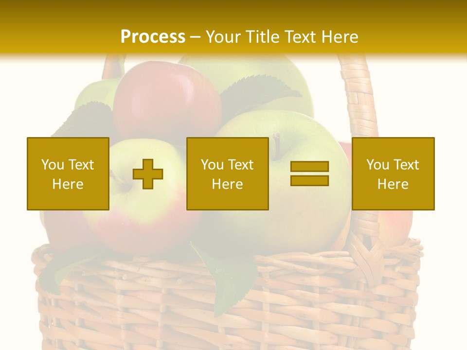 Fresh Basket Circle PowerPoint Template