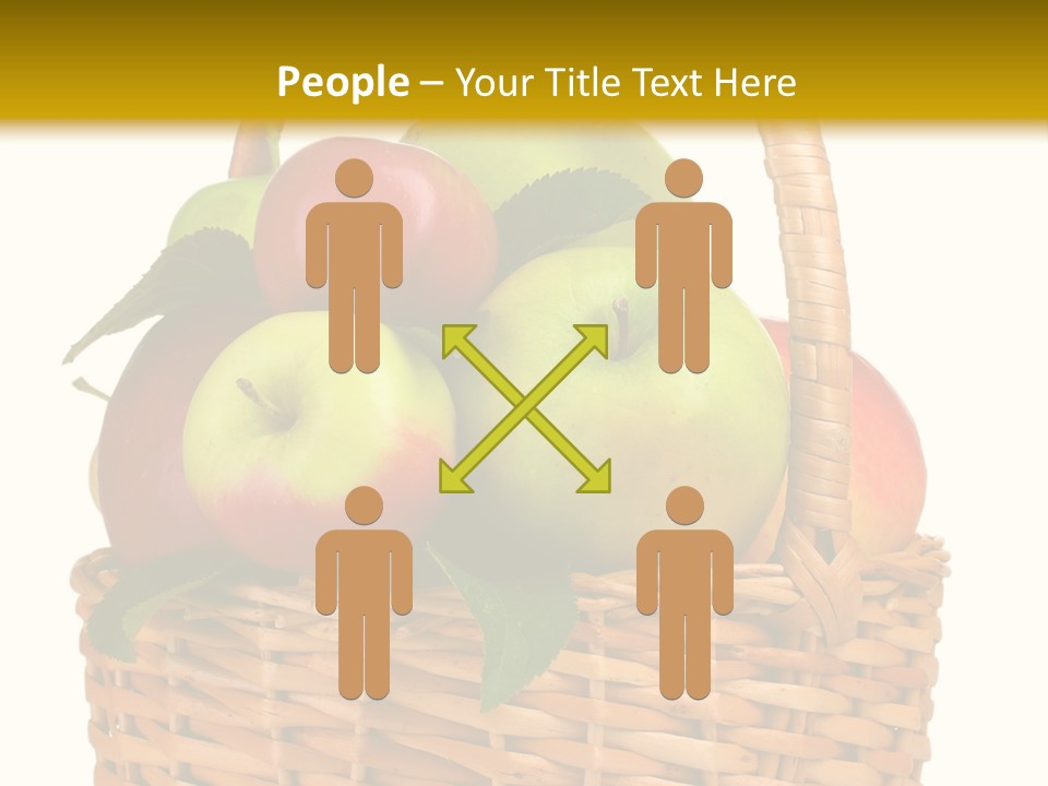 Fresh Basket Circle PowerPoint Template