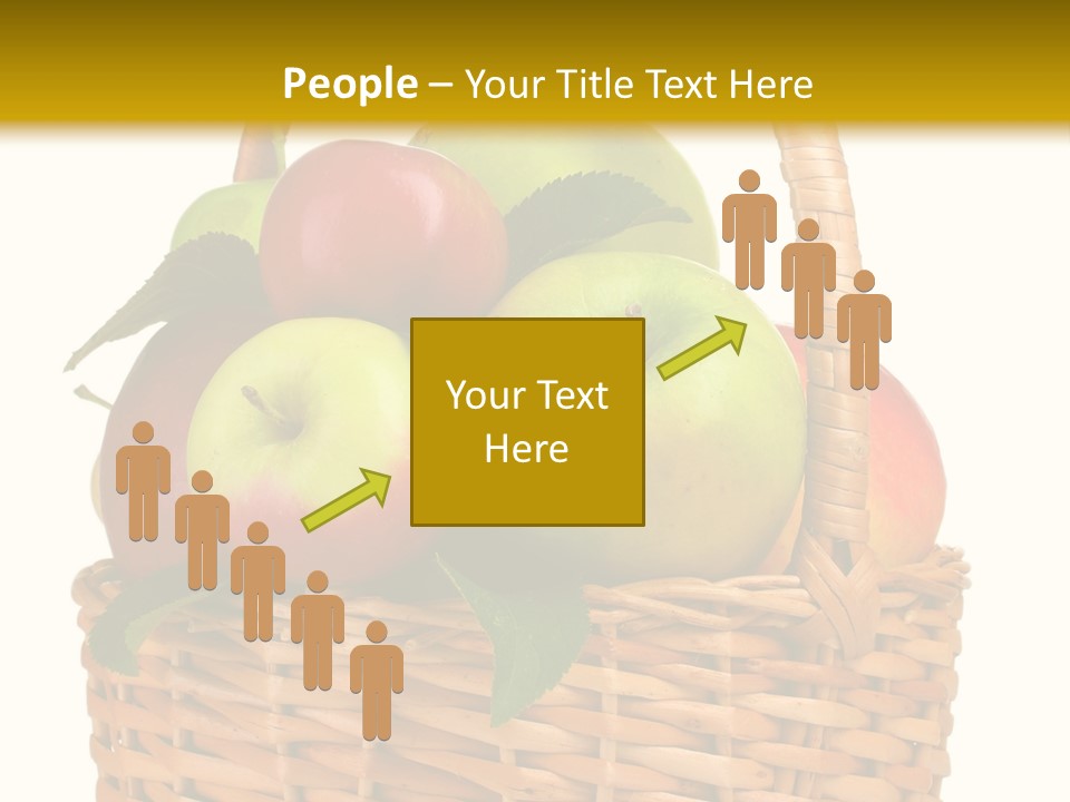 Fresh Basket Circle PowerPoint Template