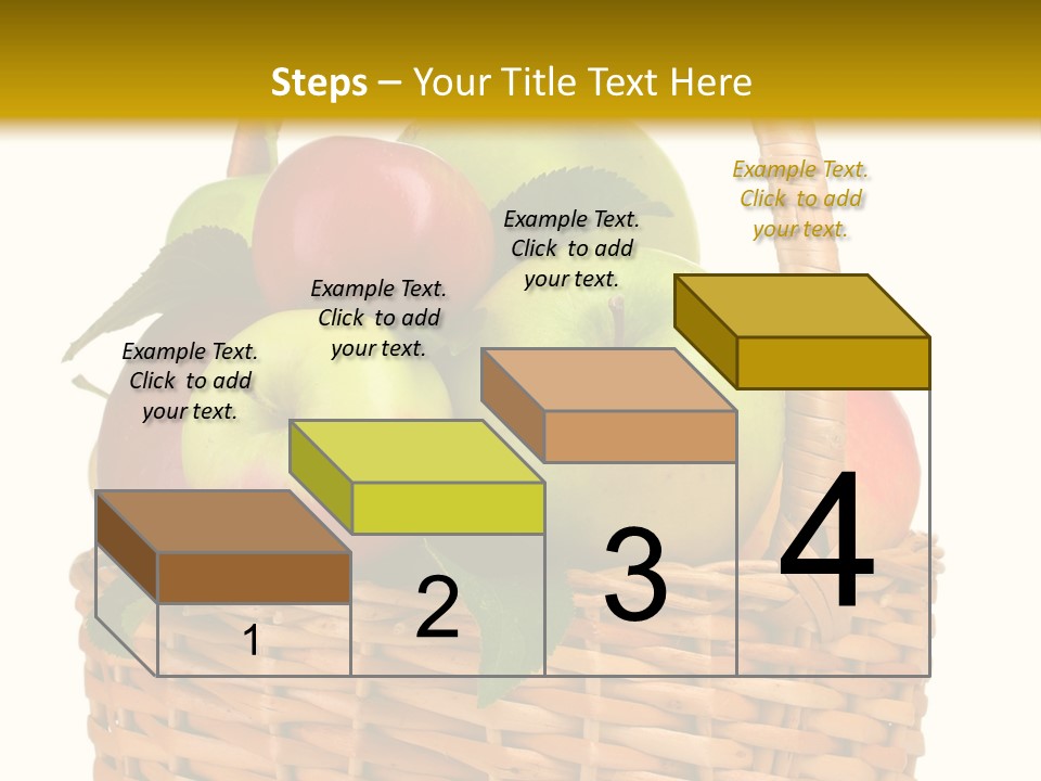 Fresh Basket Circle PowerPoint Template