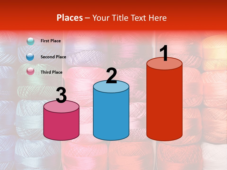 Fabric Cotton Wool PowerPoint Template