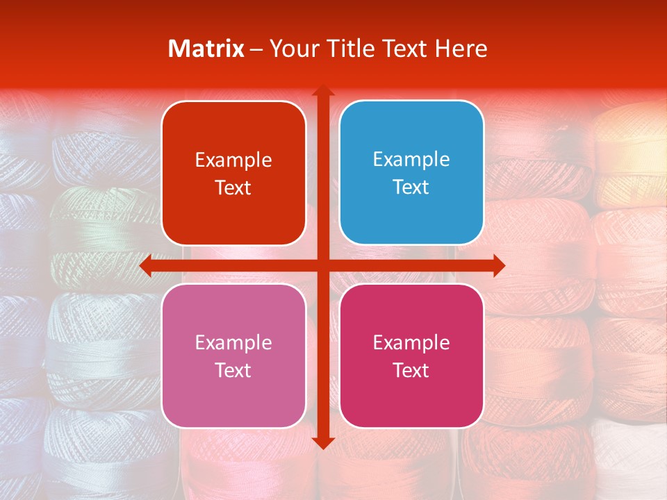 Fabric Cotton Wool PowerPoint Template