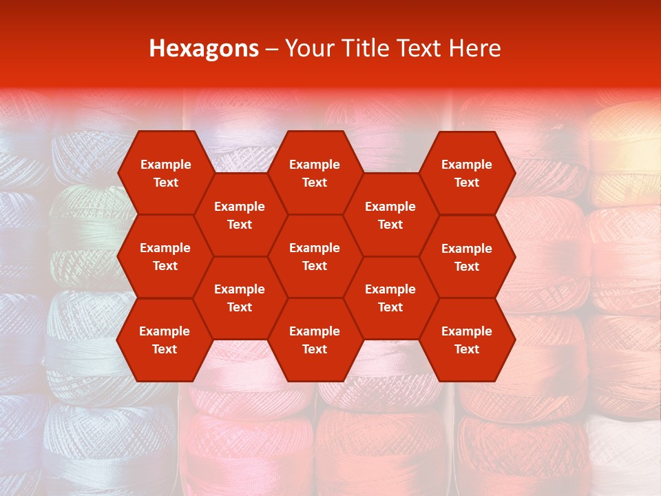 Fabric Cotton Wool PowerPoint Template