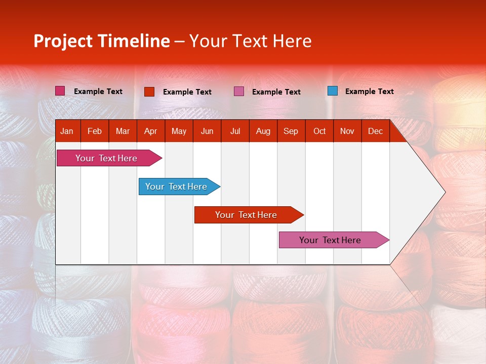 Fabric Cotton Wool PowerPoint Template