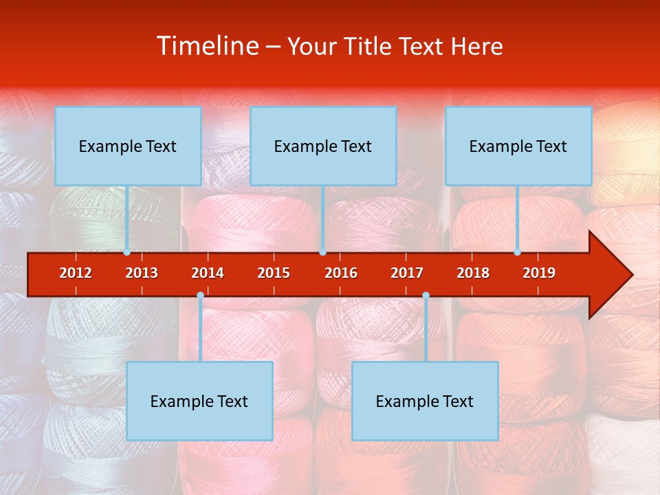 Fabric Cotton Wool PowerPoint Template