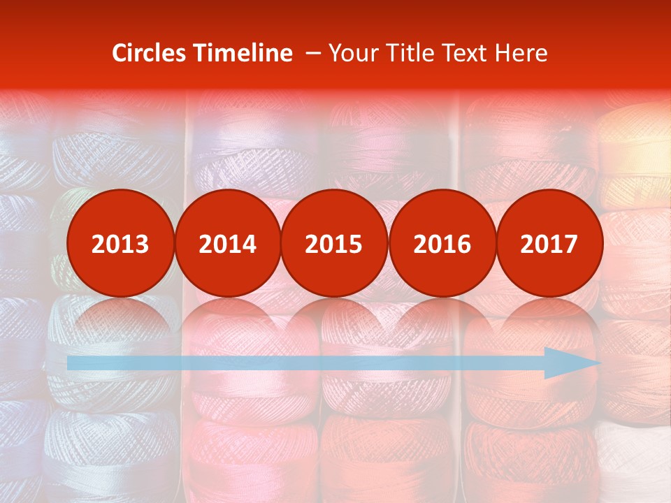 Fabric Cotton Wool PowerPoint Template