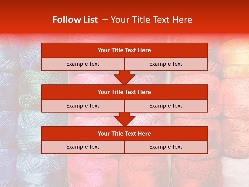 Fabric Cotton Wool PowerPoint Template