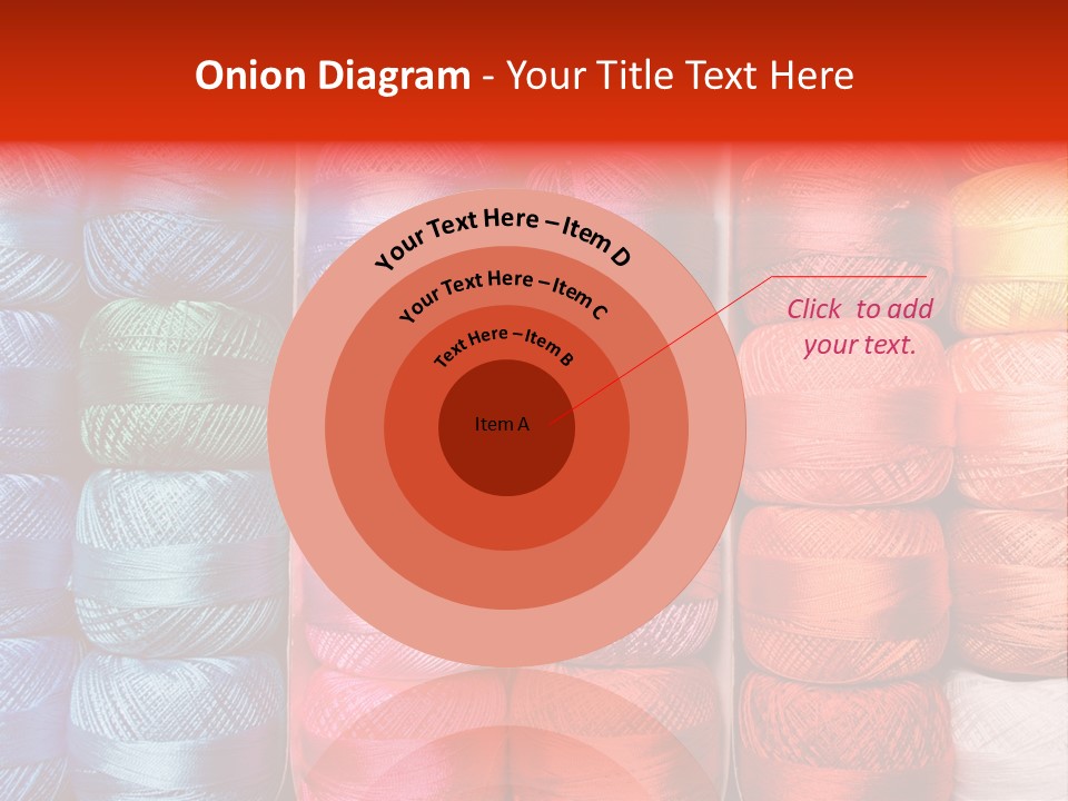 Fabric Cotton Wool PowerPoint Template