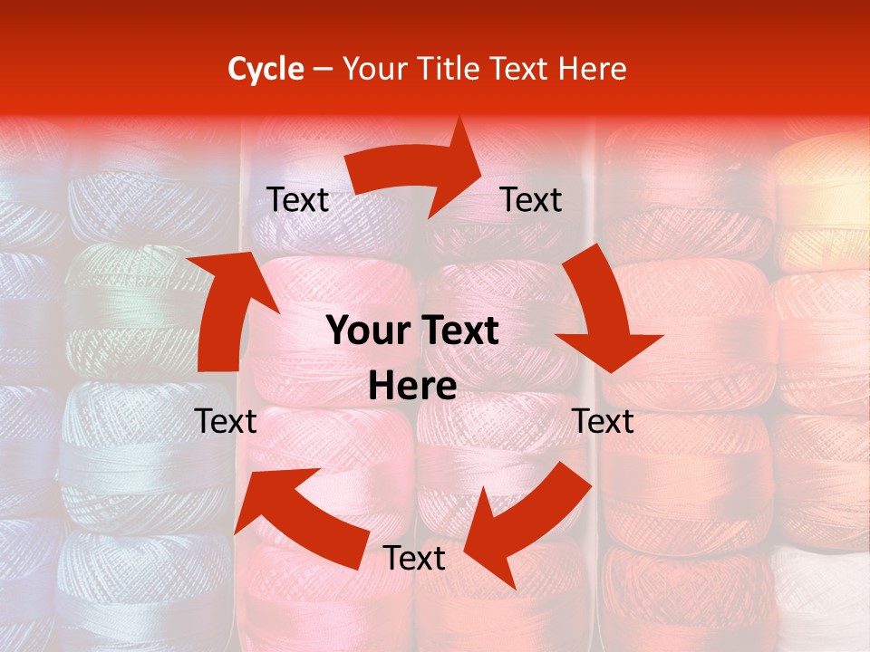 Fabric Cotton Wool PowerPoint Template