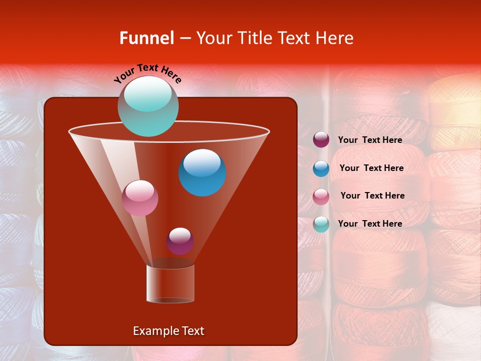 Fabric Cotton Wool PowerPoint Template