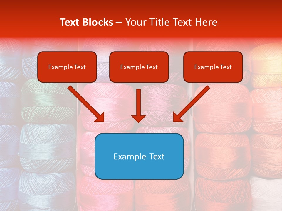 Fabric Cotton Wool PowerPoint Template