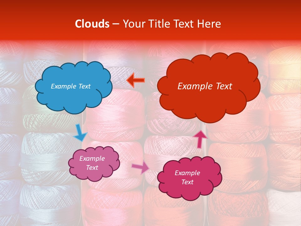 Fabric Cotton Wool PowerPoint Template