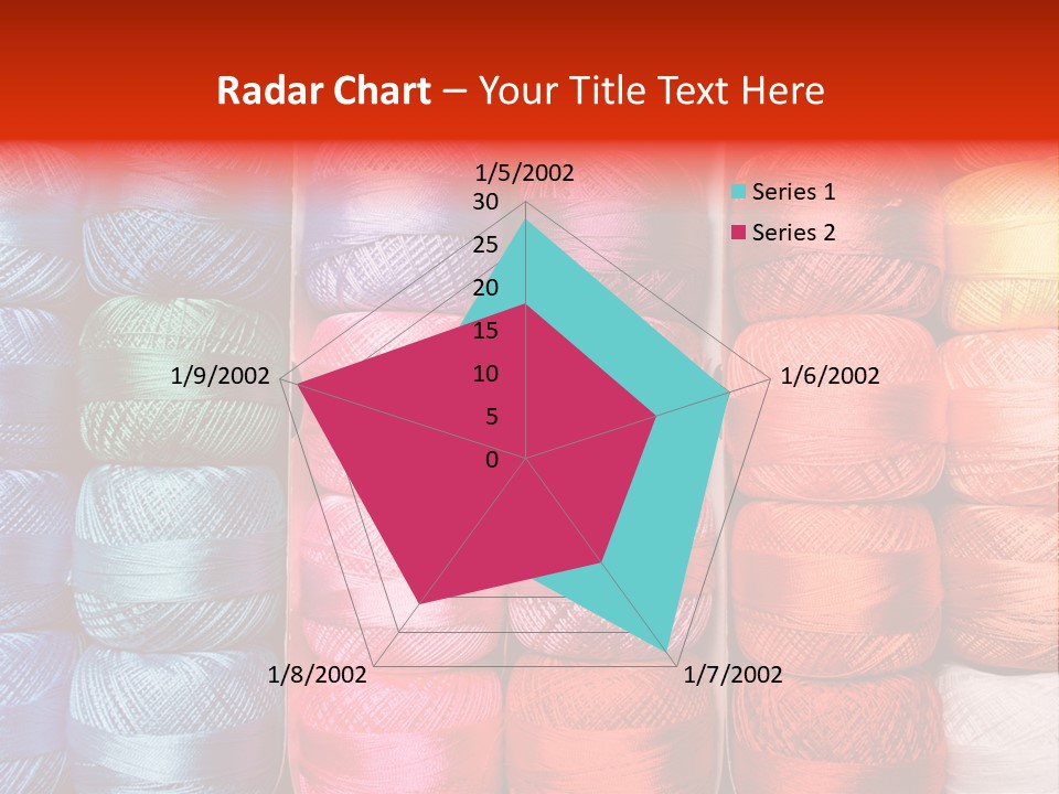 Fabric Cotton Wool PowerPoint Template