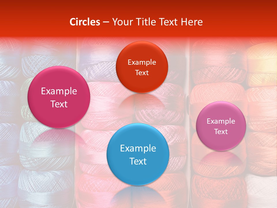 Fabric Cotton Wool PowerPoint Template