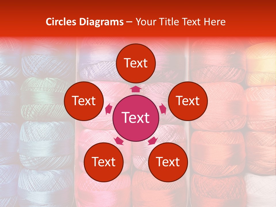 Fabric Cotton Wool PowerPoint Template