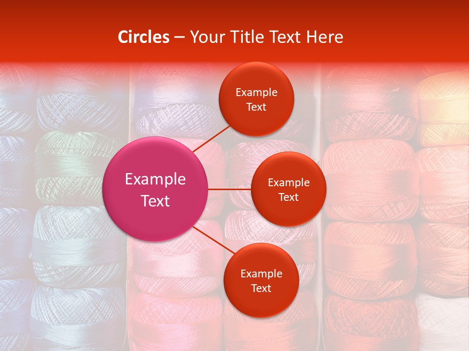 Fabric Cotton Wool PowerPoint Template