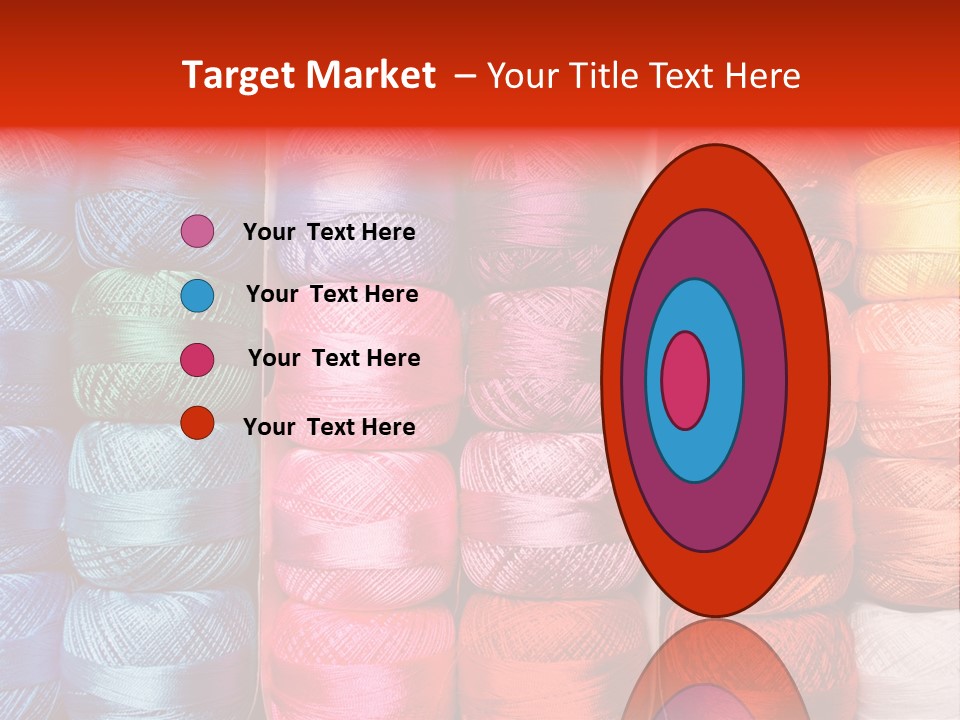 Fabric Cotton Wool PowerPoint Template