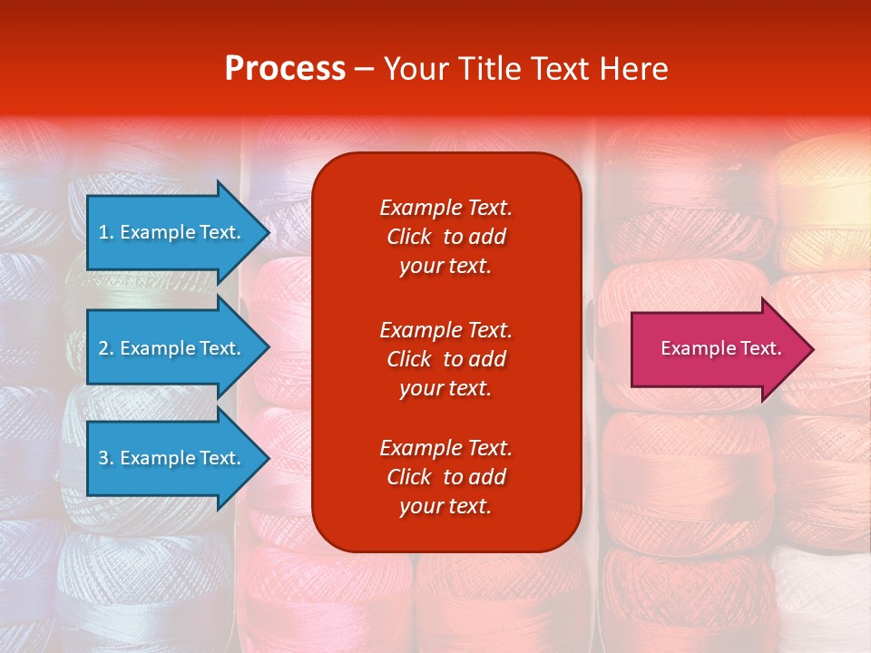 Fabric Cotton Wool PowerPoint Template
