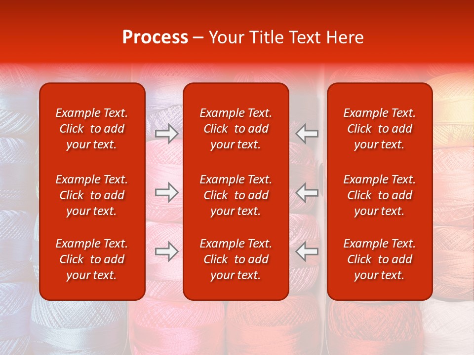 Fabric Cotton Wool PowerPoint Template