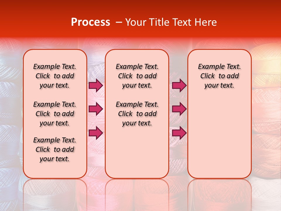 Fabric Cotton Wool PowerPoint Template