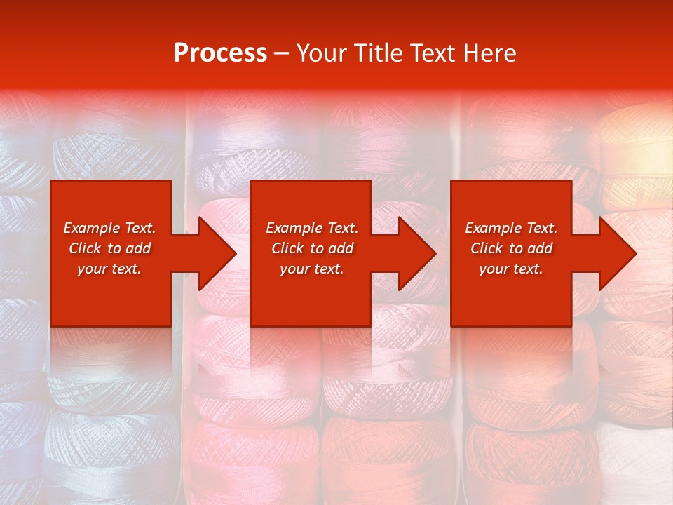 Fabric Cotton Wool PowerPoint Template