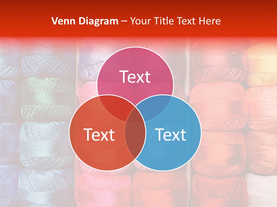 Fabric Cotton Wool PowerPoint Template