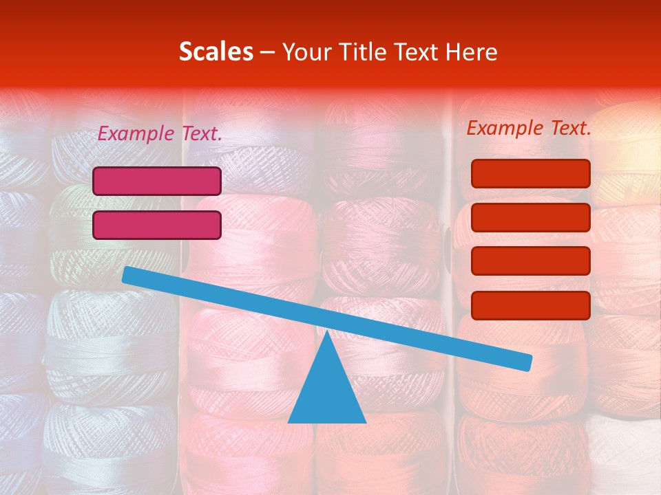 Fabric Cotton Wool PowerPoint Template