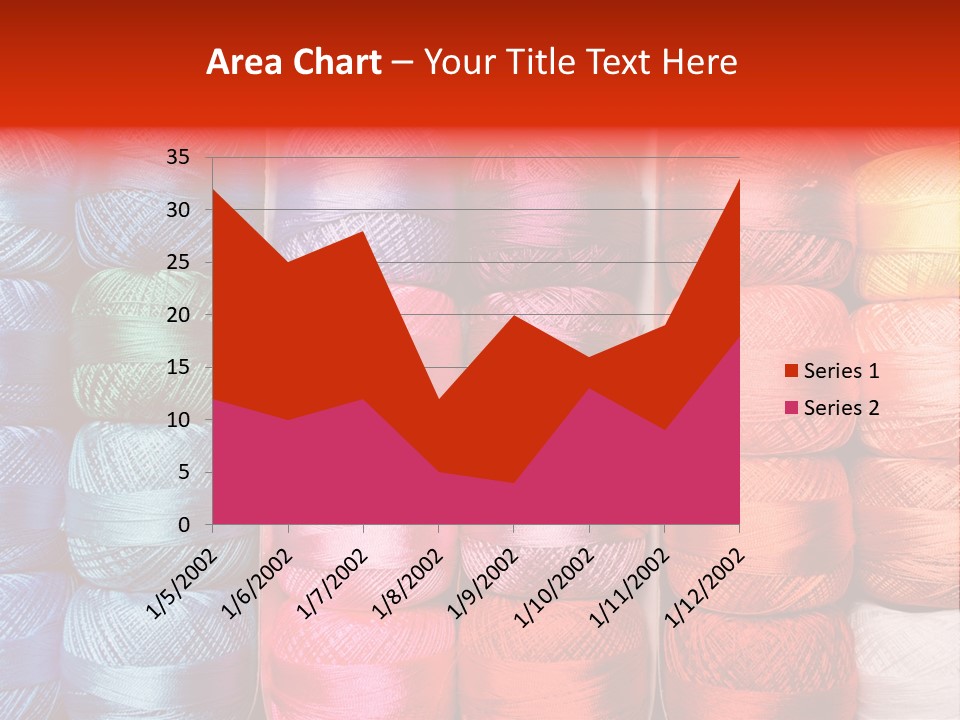 Fabric Cotton Wool PowerPoint Template