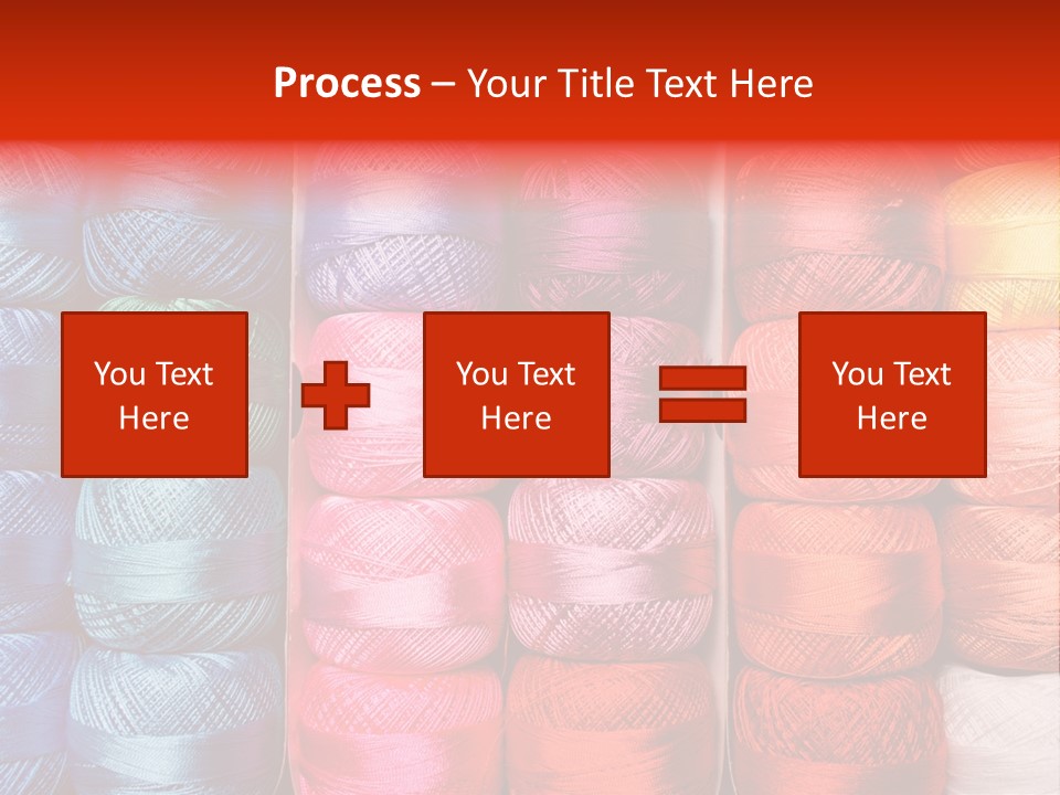 Fabric Cotton Wool PowerPoint Template