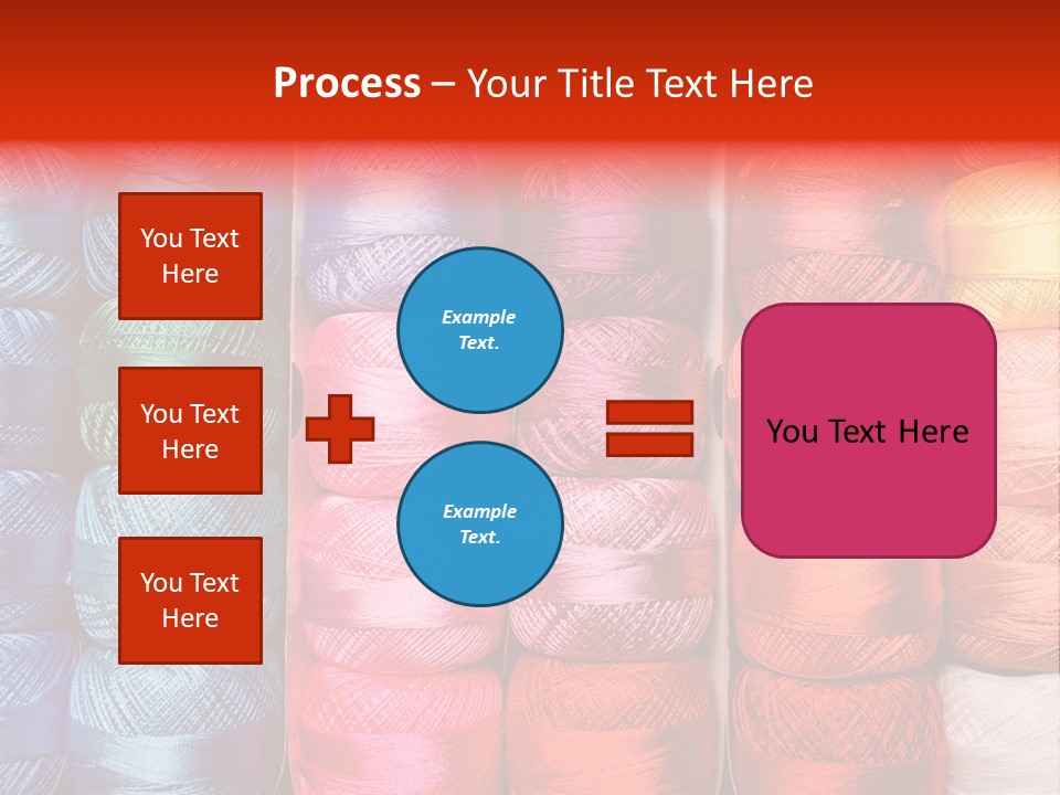 Fabric Cotton Wool PowerPoint Template