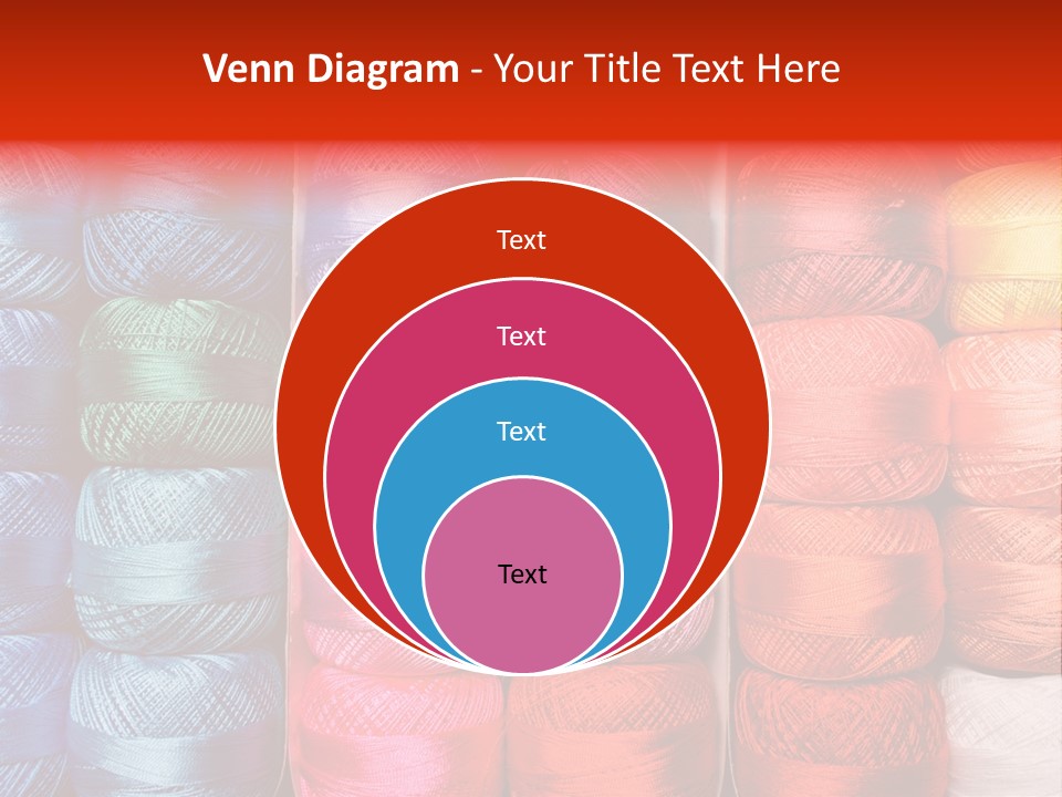 Fabric Cotton Wool PowerPoint Template