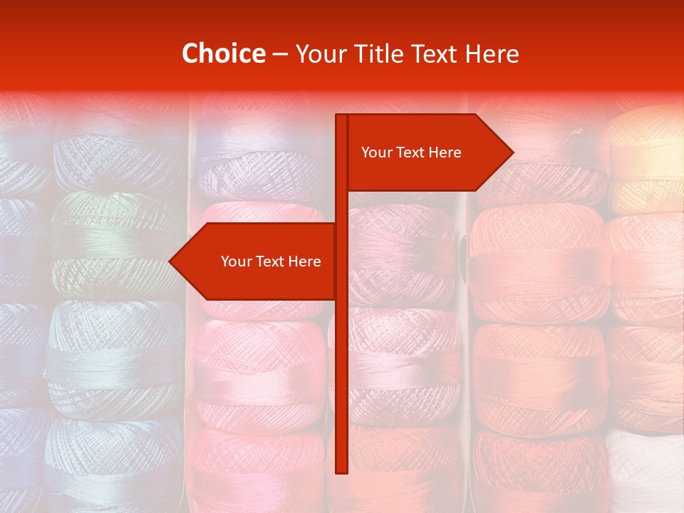 Fabric Cotton Wool PowerPoint Template