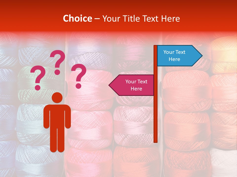 Fabric Cotton Wool PowerPoint Template