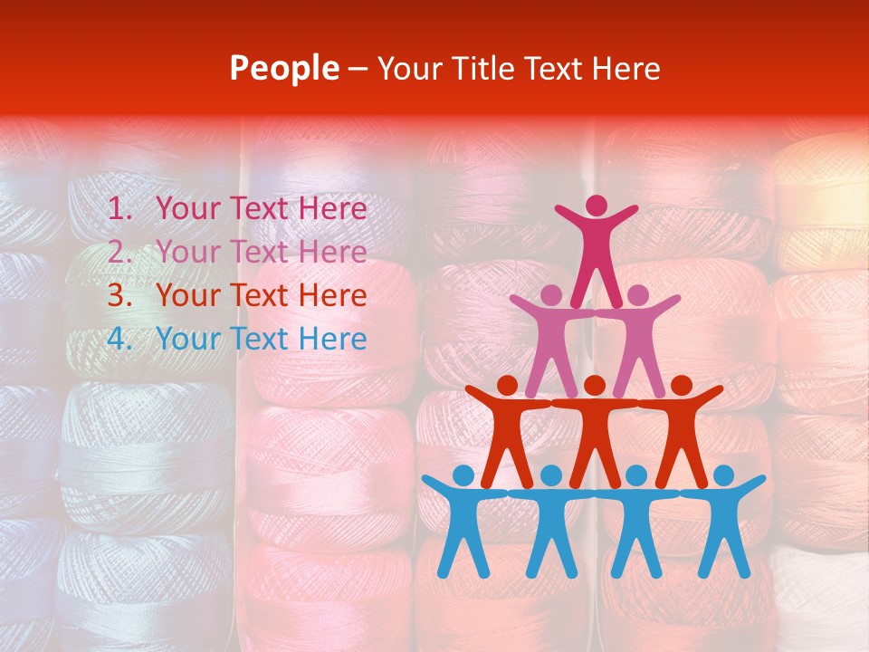 Fabric Cotton Wool PowerPoint Template