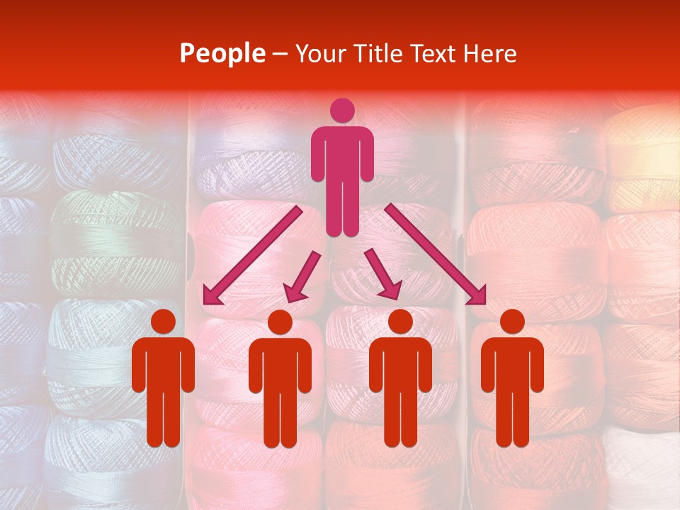 Fabric Cotton Wool PowerPoint Template