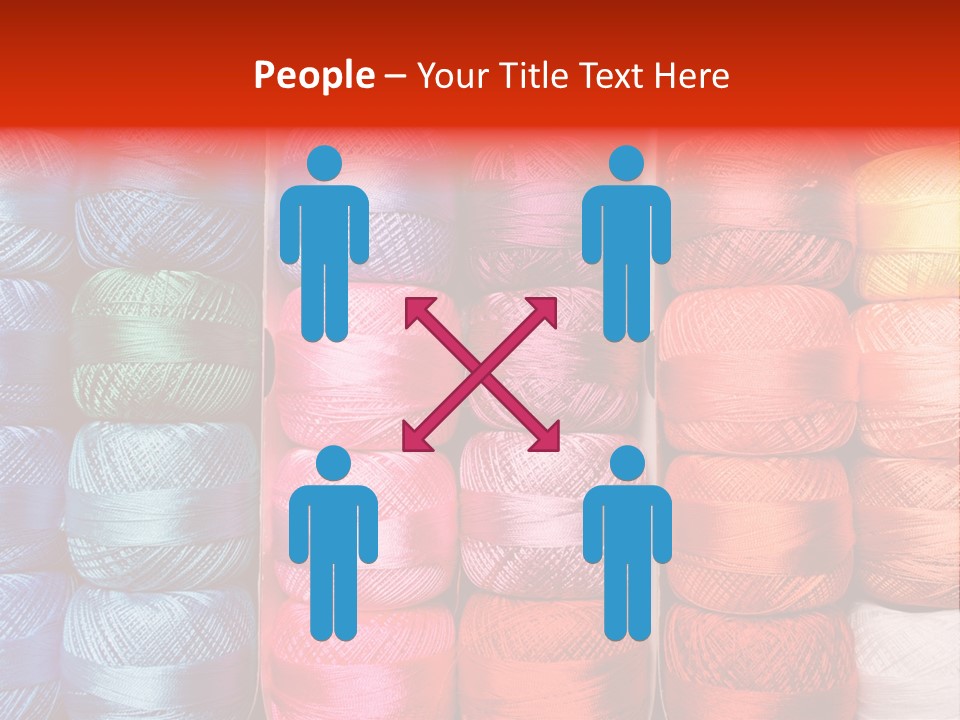 Fabric Cotton Wool PowerPoint Template