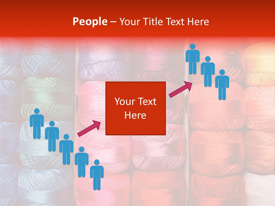 Fabric Cotton Wool PowerPoint Template