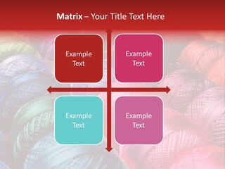 Spectrum Objects Embroidery PowerPoint Template