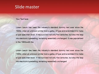 Spectrum Objects Embroidery PowerPoint Template