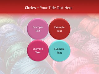 Spectrum Objects Embroidery PowerPoint Template