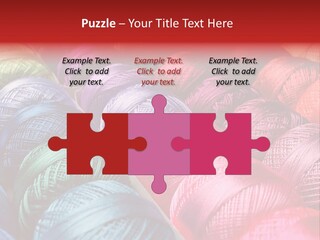 Spectrum Objects Embroidery PowerPoint Template