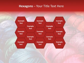 Spectrum Objects Embroidery PowerPoint Template