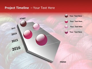 Spectrum Objects Embroidery PowerPoint Template